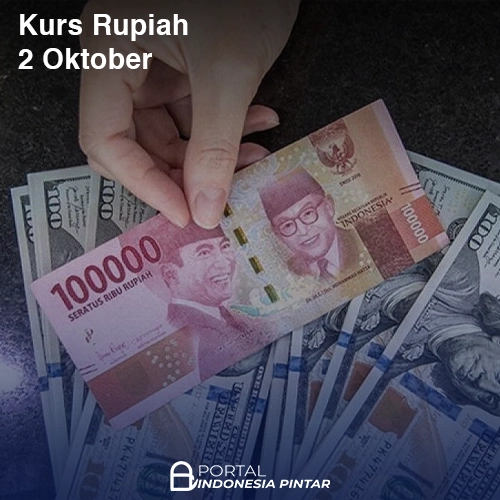 Kurs Rupiah 2 Oktober 2025: Menguat Tipis
