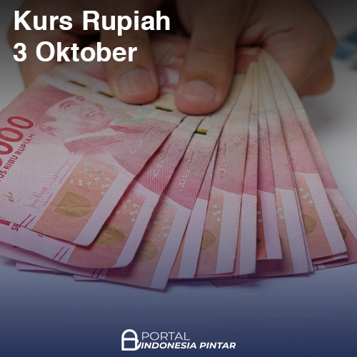 Kurs Rupiah 3 Oktober 2025: Rupiah Melemah Tipis 